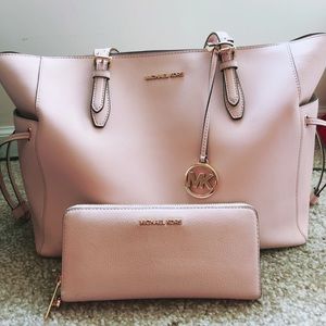 Michael Kors pink purse & wallet!!!